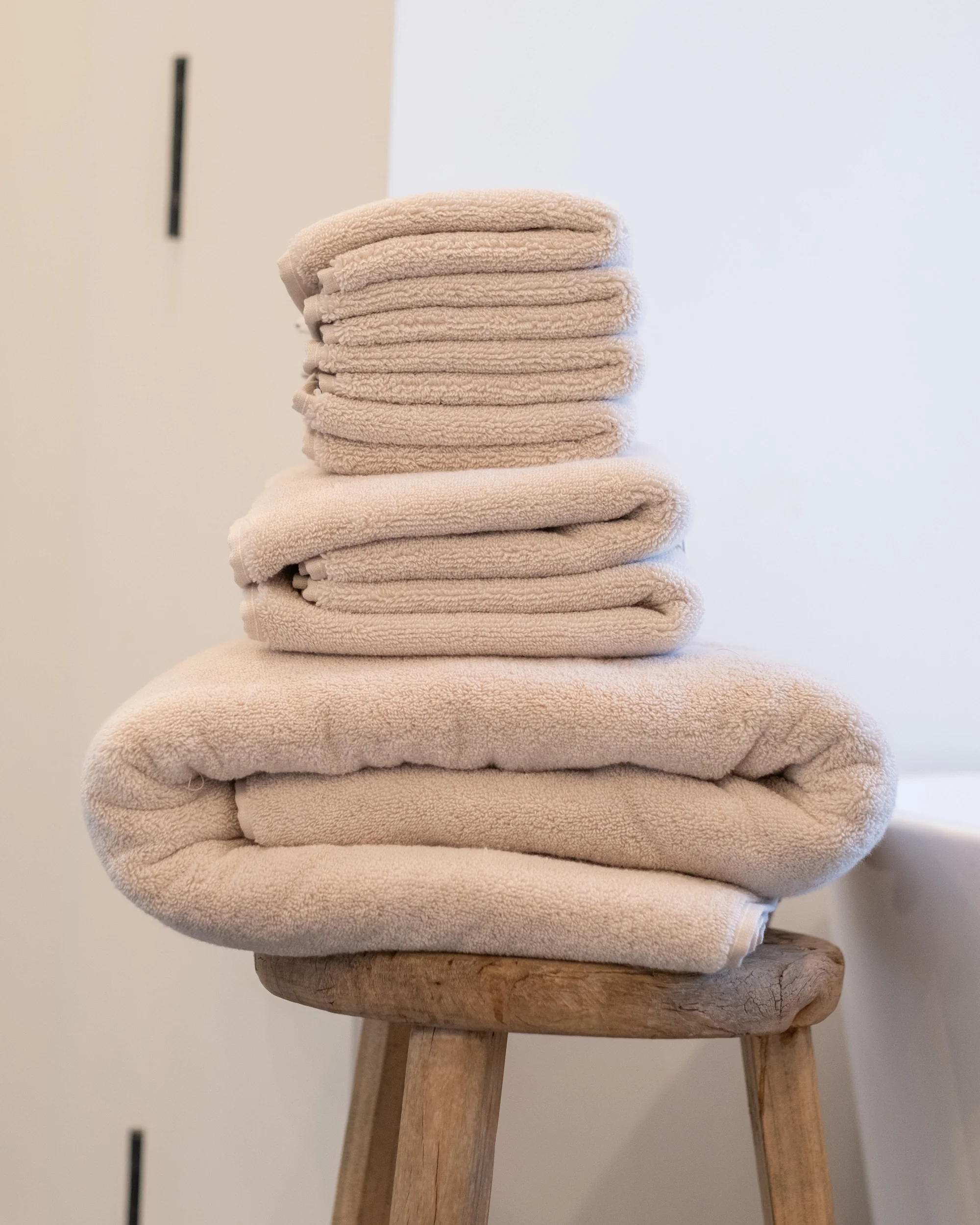 Luxe Bath Towels in Sand - Image 6