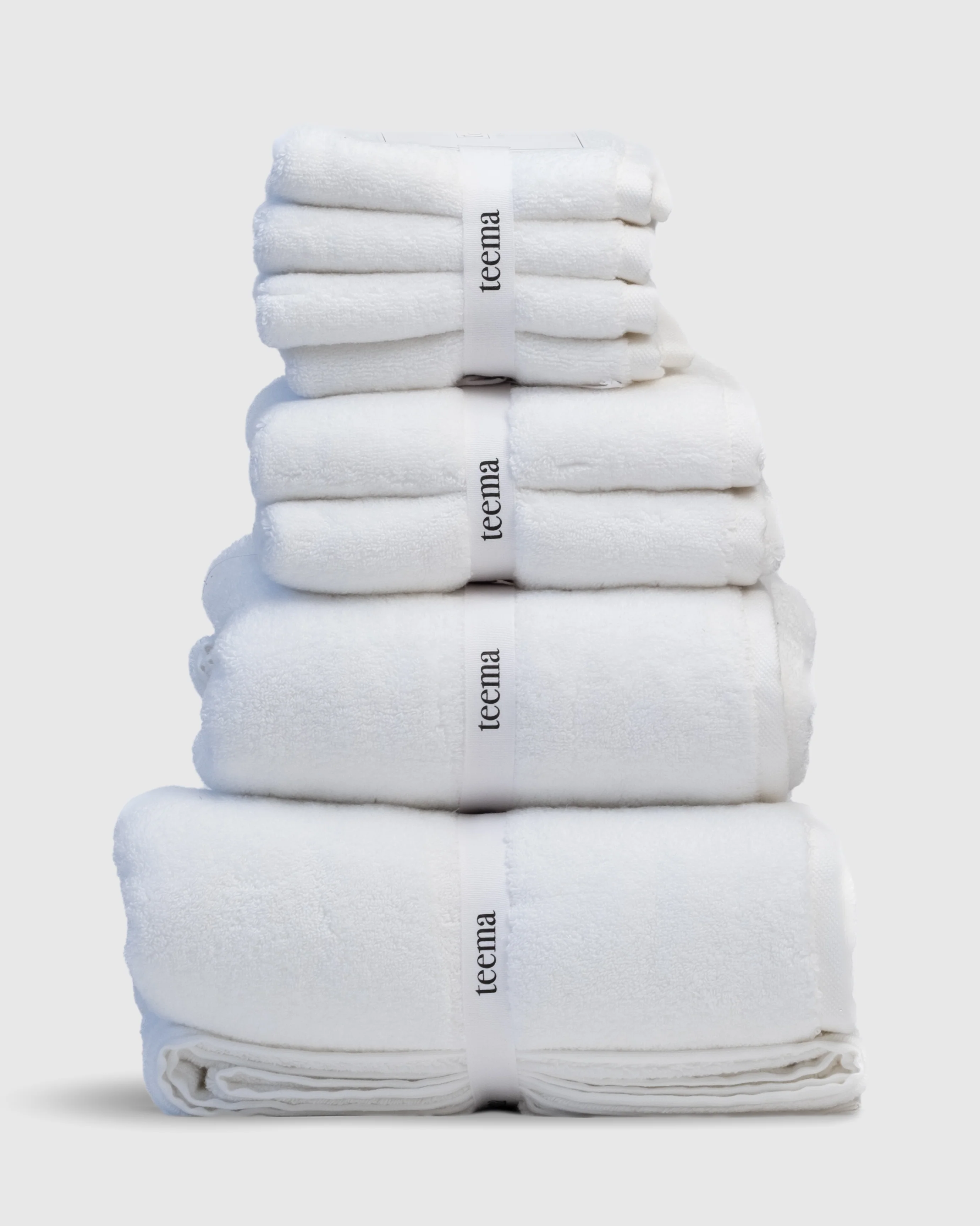 Luxe Bath Towels in White - Image 6