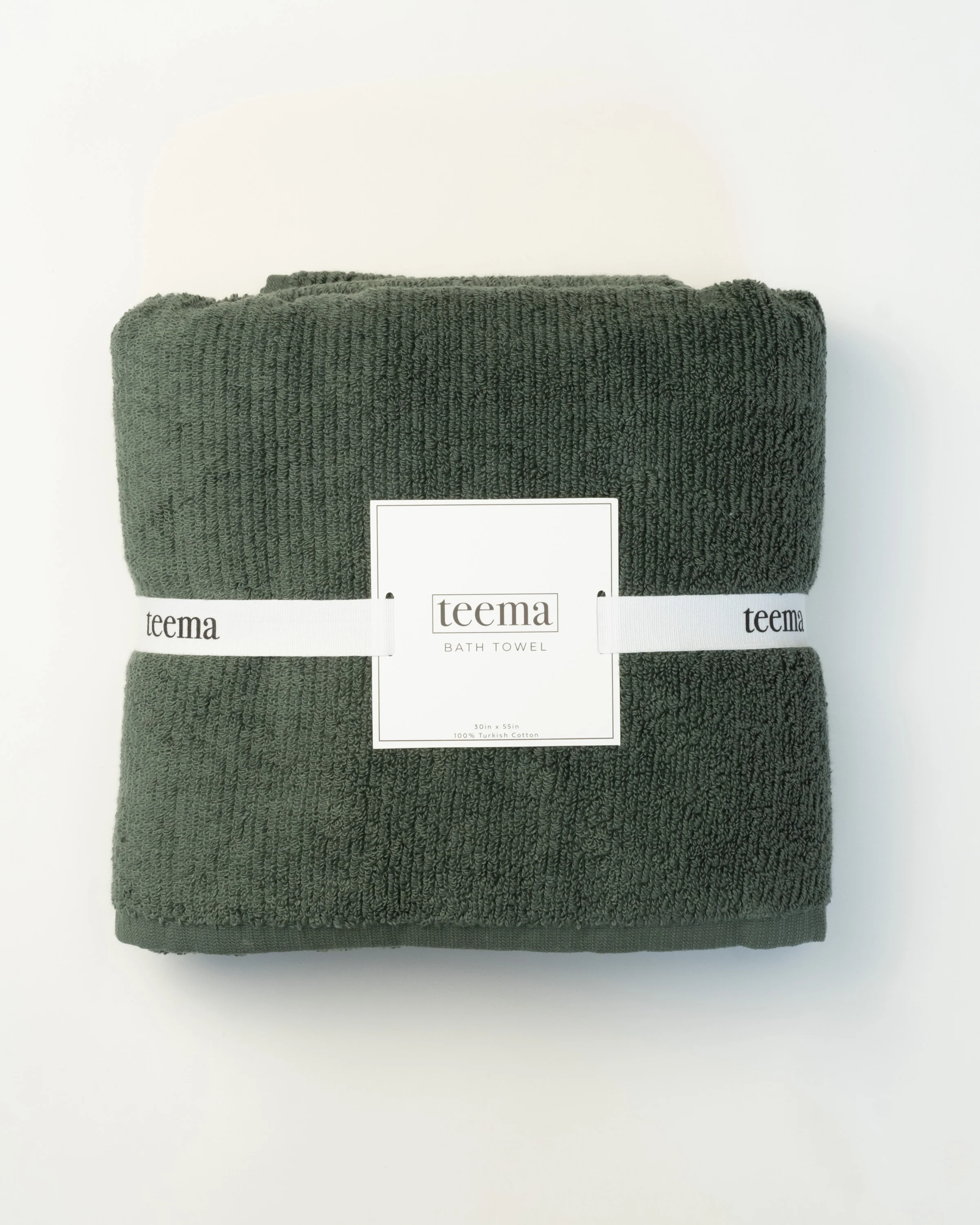 Ribbed Bath Towels in Jade - Image 8